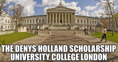 The Denys Holland Scholarship 2020/2021 at University College London