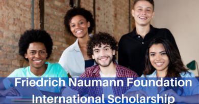 Friedrich Naumann Foundation Scholarship for International Students 2020/2021