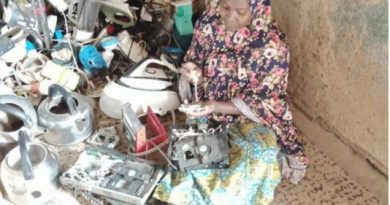 Wow! Meet Hafsat, The Mother Of 7 Children Who Became An Electrician Without Training In Jos