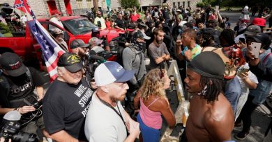 US: Far-right groups and counter-protesters clash in Georgia | US & Canada News