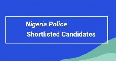 Nigeria Police Shortlisted Candidates List 2020 for Constable PDF Format Download