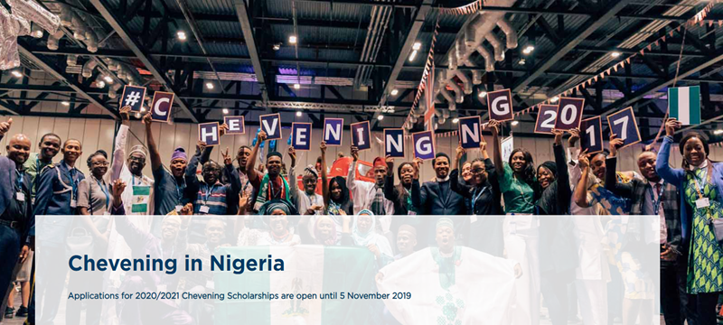 Chevening UK Scholarship 2020/2021 for Nigerians - How to Apply