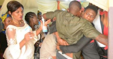 Serious Commotion As Man Storms Church, Disrupts Wedding Between His Wife Of 20 Years And Her New Lover In Lagos (Photos)