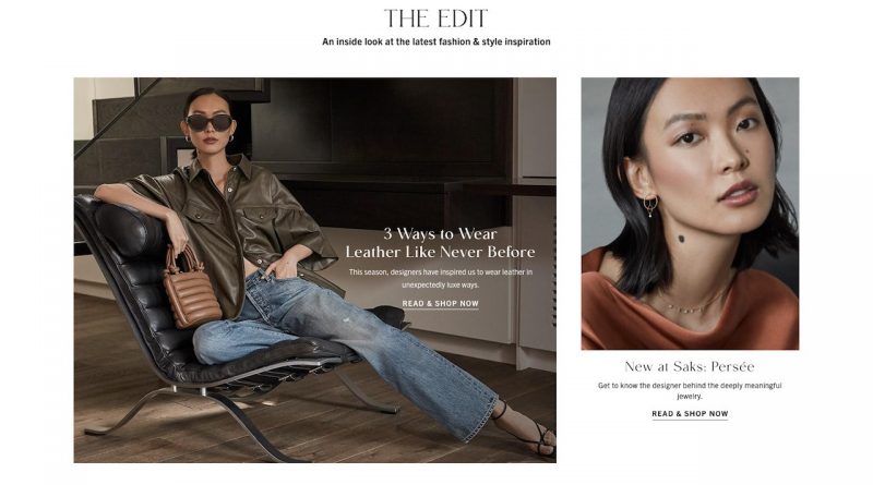 The relaunch of Saks.com spotlights the new standards of luxury e-commerce – Glossy