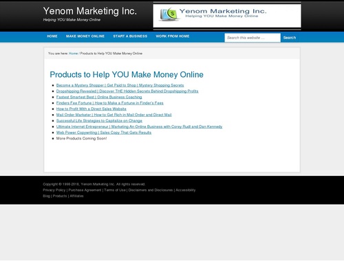 Products To Help You Make Money Online