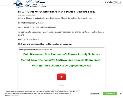 Anxiety Disorder - Blue Heron Health News