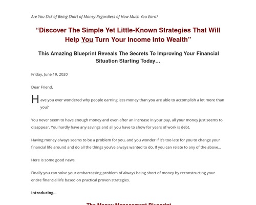 - The Secret Formula For Wealth Blog