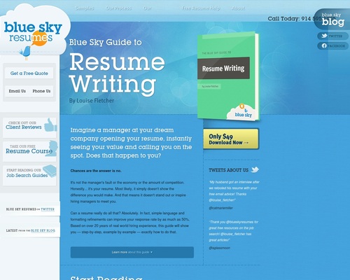 The Blue Sky Guide To Resume Writing