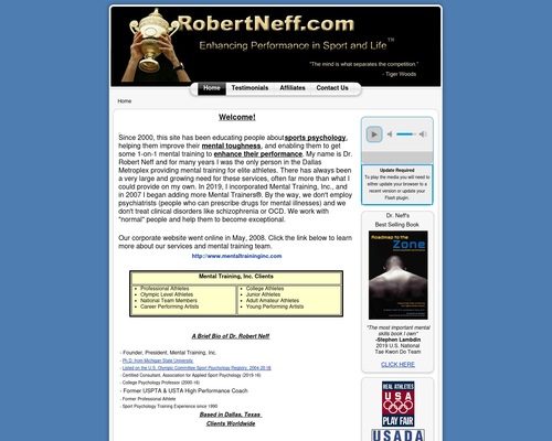 RobertNeff.com | Sports Psychology | Mental Toughness Training | Dallas Texas