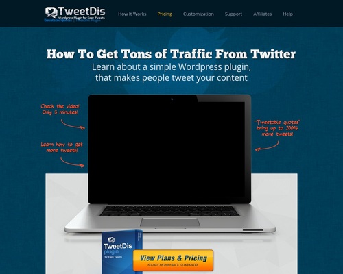Tweetable Quotes, Click To Tweet Links | TweetDis Plugin