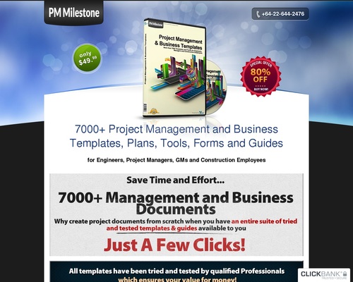 Project Management Documents - Guaranteed High Converting Offer On CB