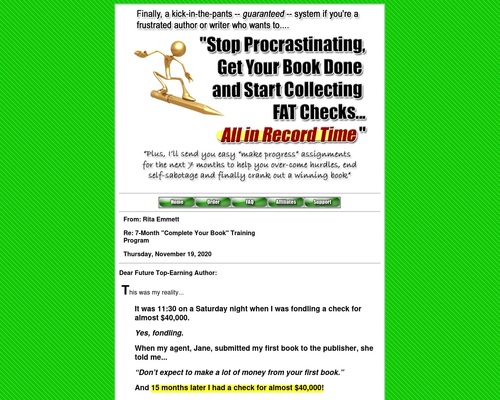 Frustrated Authors Finish & Publish Your Book Get Big $ 6-month System