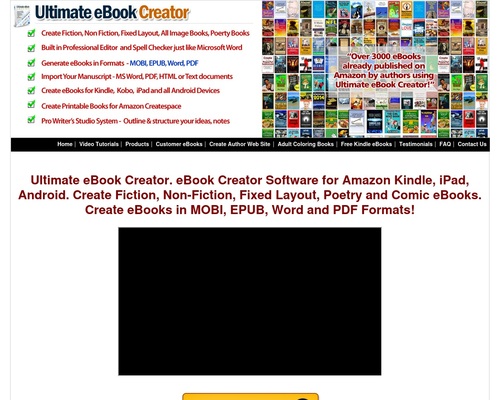 eBook Creator Software - Ultimate eBook Creator For Amazon Kindle