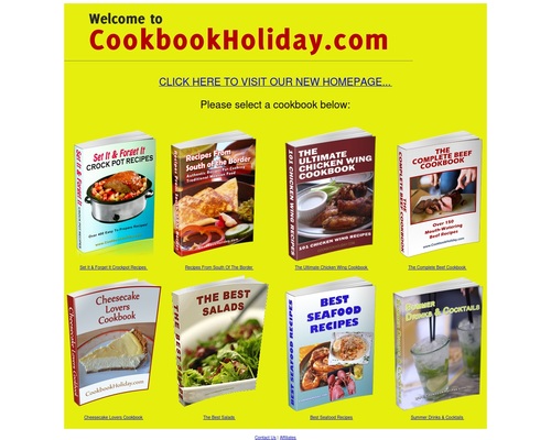 CookbookHoliday.com - Great Cookbooks At Discount Prices!
