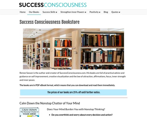 Bookstore for Self Improvement and Success eBooks