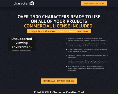 Character-e - Over 2500 Characters, Mascots & Toons