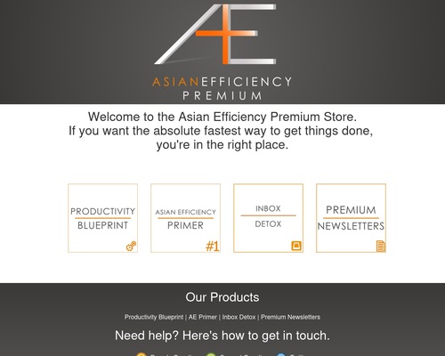 Asian Efficiency Premium Store - Productivity and Time Management Products