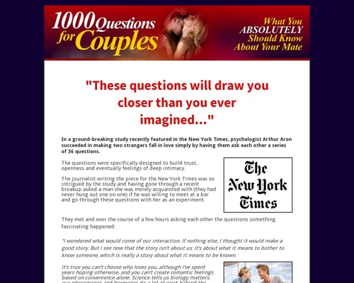 1000 Questions For Couples By Michael Webb Relationship Expert
