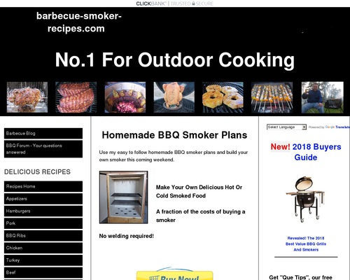 Homemade BBQ Smoker Plans
