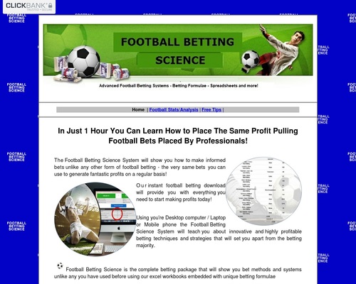Football Bet Science