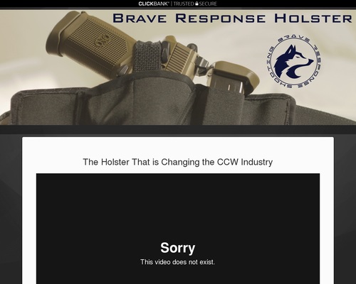Concealed Carry Brave Response Gun Holster