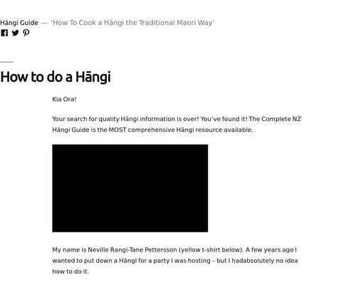 Hāngi Guide – ‘How To Cook a Hāngi the Traditional Maori Way’