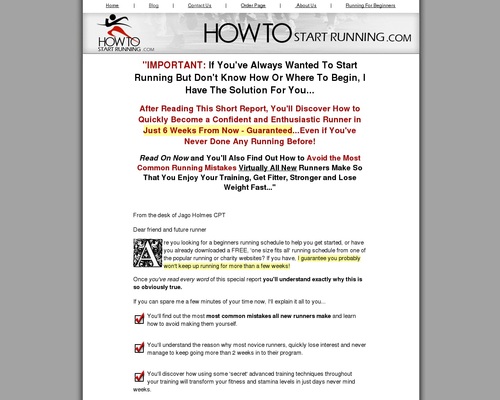 Running For Beginners - A Beginners Guide To Running