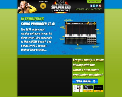 Now its easy to make rap beats online with our new beat maker – Sonic Producer