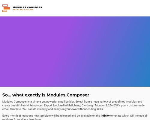 Modules Composer-online Email Builder