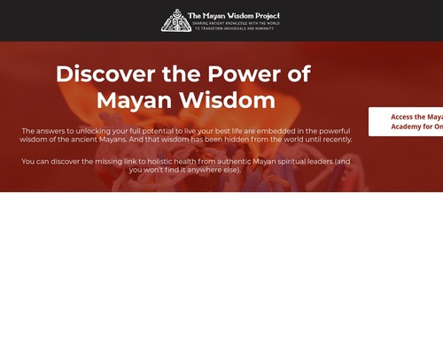 Mayan Wisdom: Unique Membership - High-converting 1$ Trial