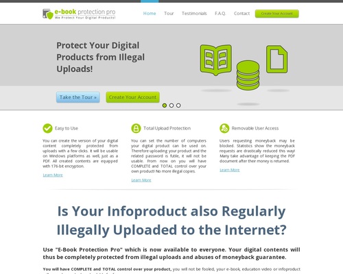 E-Book Protection Pro - We Protect Your Digital Products!