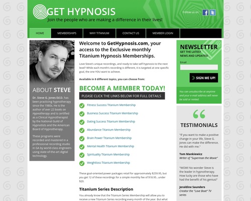 GetHypnosis.com | Join the people who are making a diffrence in their lives!