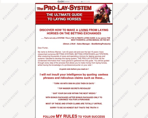 PRO-LAY-SYSTEM – The Ultimate Guide To Laying Horses