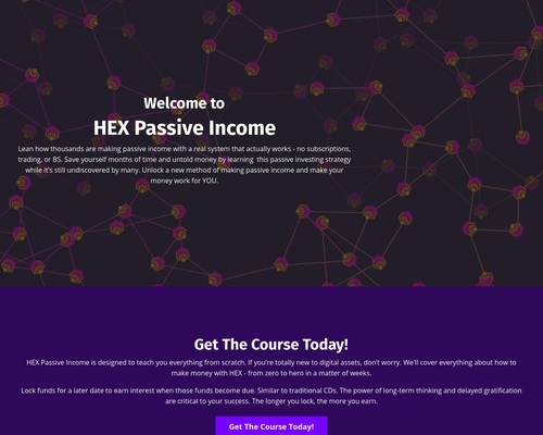 HEX Passive Income – Investing Strategy To Make Money Online