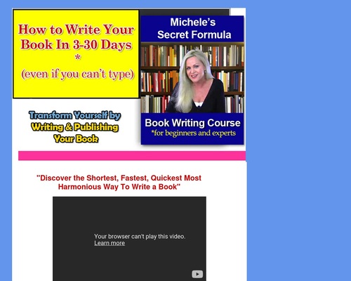 Michele’s Secret Book Writing Course