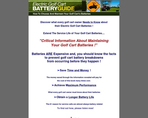 Golf cart batteries | Golf Cart Batteries Maintenance