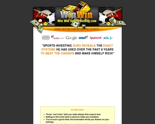 Sports Betting Systems | Unbeatable Sports Betting System | Win Win Sports Betting System