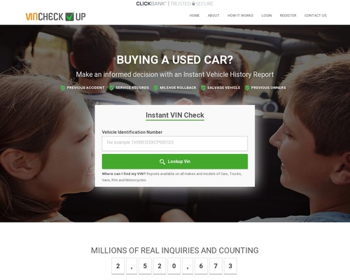 VINCHECKUP.com – Instant Vehicle History Reports