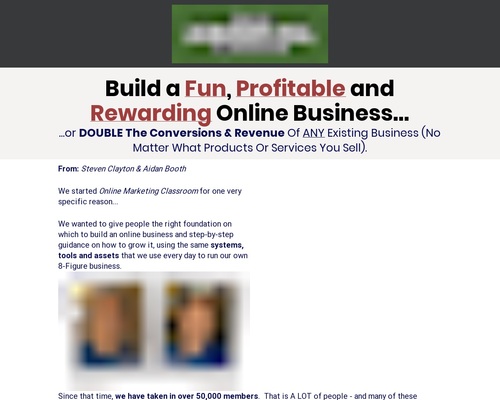 Online Marketing Classroom – Up To $748/sale!