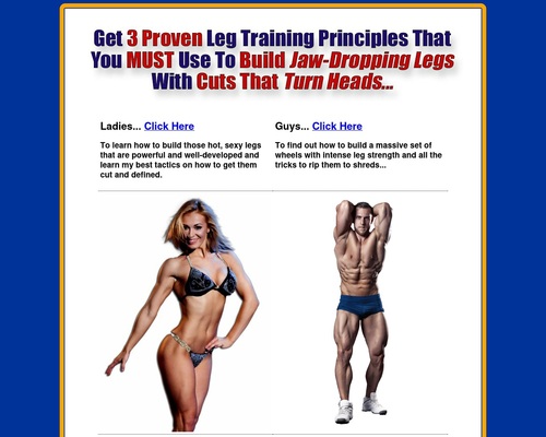Killer Quads – Leg Training Program for Men and Women