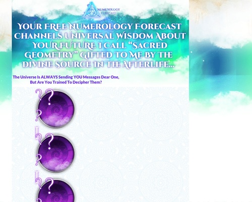 2021 Numerology Forecast - Hot NEW Offer $2+ EPC