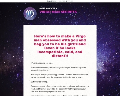 Virgo Man Secrets – Put That Hot Virgo Man Under Your Spell